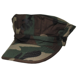 USMC pet woodland - met zwart USMC logo