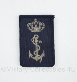 KM Koninklijke Marine Dienstvak embleem  voor de mouw - met klittenband - 7,5 x 5 cm -origineel
