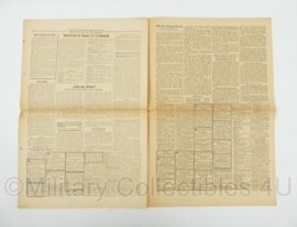WO2 Duitse krant Frankische Tageszeitung nr. 158 9 juli 1943 - 47 x 32 cm - origineel