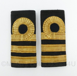 Royal British Navy Kapitein Cdr Commander epauletten PAAR - 12 x 5 cm - origineel