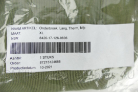Defensie onderbroek lang Therm NFP Mono Thermische onderbroek merk ODLO - maat Extra Large - nieuw in verpakking - origineel