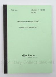 KL Landmacht Technische Handleiding Cabine type 4SE425PLA1 - TH9-1621 - afmeting 21 x 15 cm - origineel