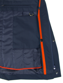 DB winterjas met voering en reflectie - donkerblauw - maat L - nieuw - origineel