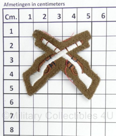 Britse leger Qualified Tactics and Weapon Training Instructors Rifle Marksman badge - 5 x 5 cm - origineel