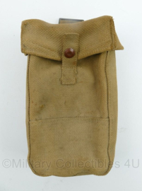 WO2 Britse Bren Basic ammo Pouch vroeg model - 21 x 2,5 x 13 cm - origineel