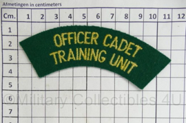 Britse leger Officer Cadet Training Unit shoulder title - 11 x 4 cm - origineel