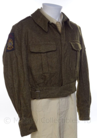 KM Koninklijke Marine, Korps Mariniers uniform jasje rang "marinier der tweede klasse" - jaren 50 - maat46 (xs)- origineel