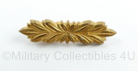 Defensie epaulet officiers balk goudkleurig - 5 x 1 cm - origineel