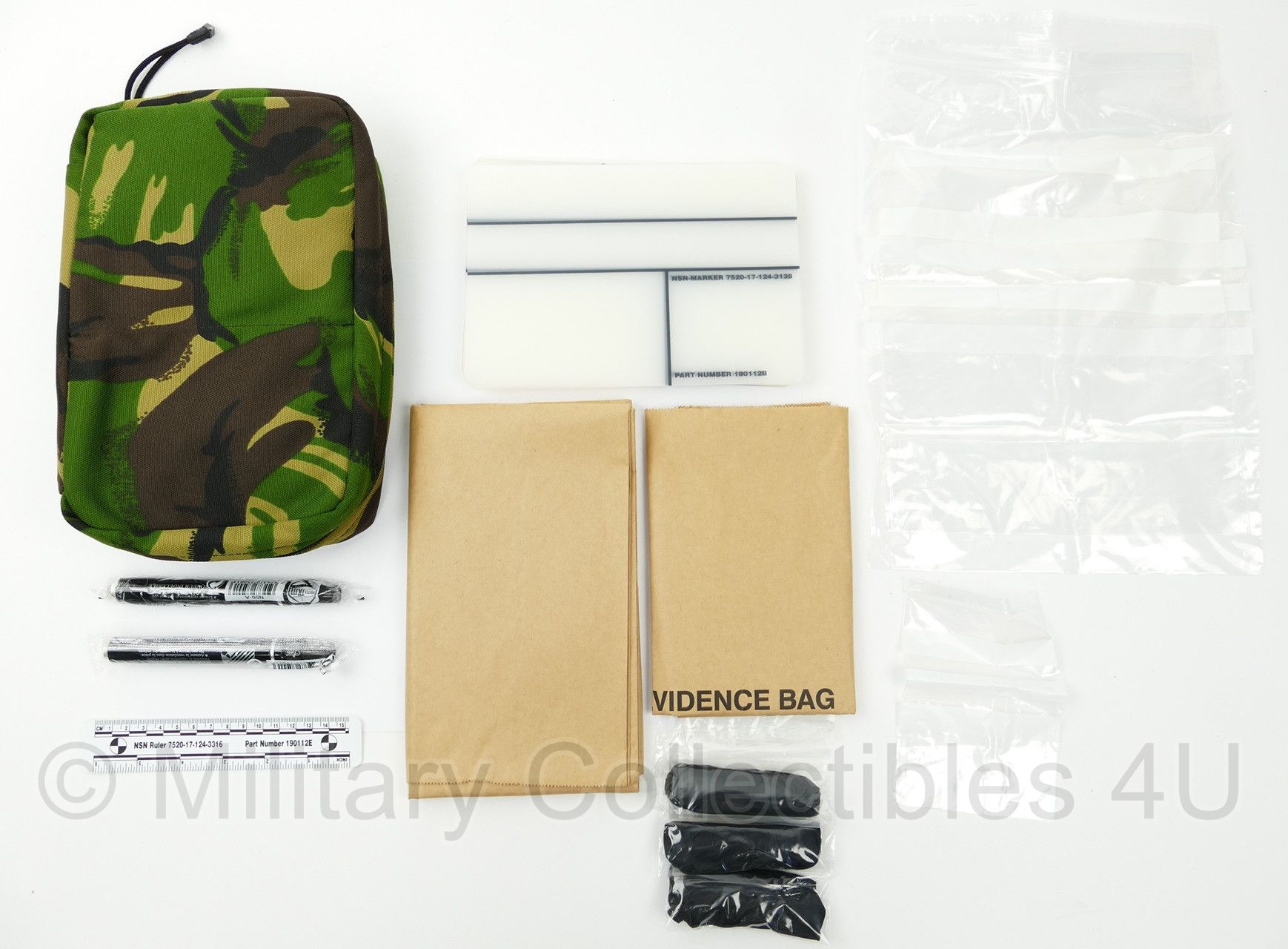 Defensie Suspect Evidence processing kit CSI - origineel