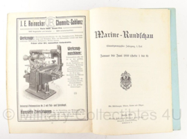 Marine Rundschau boekenset 1910 - set van 3 - origineel