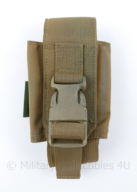 Defensie Warrior Assault Systems Molle Single mag Pistol pouch coyote - 8 x 6 x 14 cm - origineel