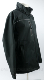 Defensie softshell jas zwart - merk Sioen - maat Large - licht gedragen - origineel