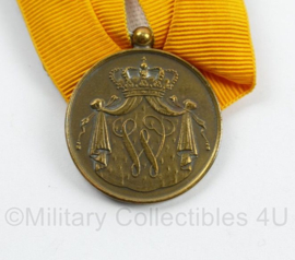 Koninklijke Marine Trouwe dienst medaille Bronze - 7 x 4,5 cm - origineel