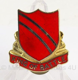 US Army "108th Regiment Unit Crest" King of Battle - speld - origineel