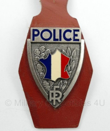 Franse Politie French Police borsthanger - 9,5 x 3,5 cm - origineel