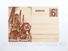 WO2 Duitse Postkarte Nationale Feiertag 1934  - 15 x 10,5 cm - origineel