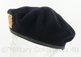 Baret Brandweer Ministerie van Defensie met insigne - maat 56 / 1998 - maker Kangol - Zeldzaam! - origineel