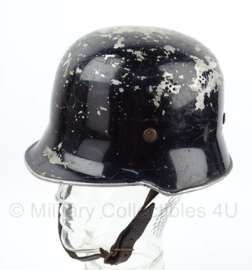 Aluminium Duitse Feuerwehr brandweerhelm - maat 53 - origineel WO2