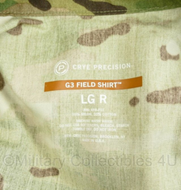 US Army Multicam Army Custom field shirt - zomer variant - merk Crye Precision - zeer zeldzaam - nieuw - maat Large-Regular - origineel