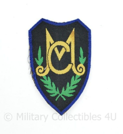 KL DT embleem tot 2000 MC Militaire Colonne - gevouwen - 7 x 4,5 cm - origineel