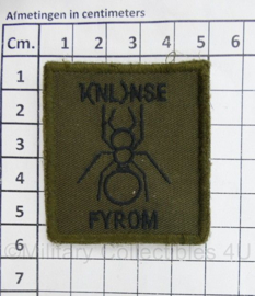 Defensie K(NL)NSE Fyrom Former Yugoslav Republic of Macedonia KFOR borstembleem - met klittenband - 5 x 5 cm - origineel