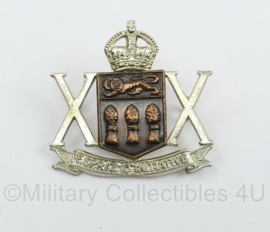 Canadese wo2 cap badge  Saskatchewan Dragoons - 4,5 x 4,5 cm - origineel