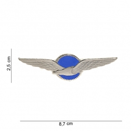Koninklijke Luchtmacht Klu  Vlieger wing klu wing met blauwe achtergrond
