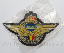 Belgische Koninklijke Aeroclub Royal luxe embleem - origineel