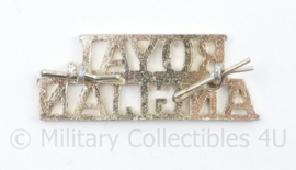 British shoulder title Royal Anglian Regiment - 5 x 2 cm - origineel
