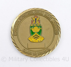 US Army Coin class 52 USASMA zeldzaam - diameter 5 cm - origineel