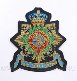 Luxe Korps Mariniers origineel embleem voor veteranen  - 10 x 9  cm - origineel