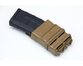 US Army ITW FASTMAG 5.56 GEN kunststof magazijn - COYOTE - afmeting 14 x 8 x 2,5 cm - ongebruikt - origineel