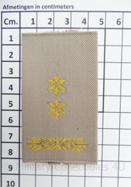 KL Luitenant-Kolonel desert GVT epauletten - 8 x 4½ cm - origineel