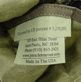 US Army MOLLE tas OD groen - maker Paraclete Armor - afmeting 21 x 14 x 6 cm - origineel