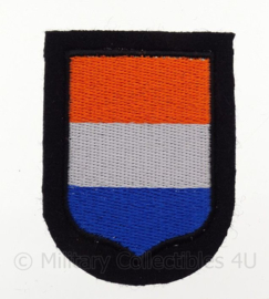 WO2 Duitse Waffen SS Divisie Legion Niederlande embleem - ronde onderkant