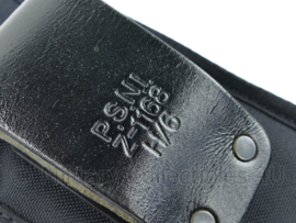 Britse Politie koppeltas zwart met double pouches - PSNI Z- 1168 H/6 - 18,5 x 9,5 x 2cm - nieuw - origineel