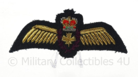 Royal Canadian Air Force Pilot wing- luxe variant - 11 x 5 cm - origineel