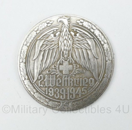 WO2 Duitse 2 Weltkrieg 1939-1945 Maschinengewehr MG42 coin - diameter 5 cm