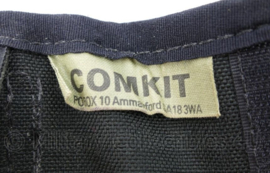 Britse politie koppeltas - zwart - licht gebruikt - 7 x 3 x 14 cm - merk Comkit - origineel