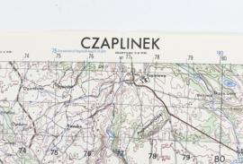 USA Defence mapping agency stafkaart Poland Czaplinek M753 2525III - 1 : 50.000 - 74 x 58 cm - origineel
