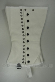 M1938 Gaiters / Leggins - Military Police White - size 3 of 4