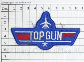 Top gun patch nieuw gemaakt - 10 x 5,5 cm