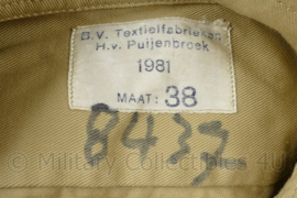 KMARNS Korps Mariniers Sinaï Missie overhemd korte mouw - maat 38 - origineel