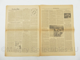 WO2 Duitse krant Frankische Tageszeitung nr. 225 25/26 september 1943 - 47 x 32 cm - origineel