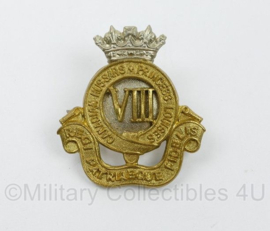 WO2 Canadese Canadian Hussars Princess Louises cap badge - Kings Crown - 5 x 4,5 cm - origineel