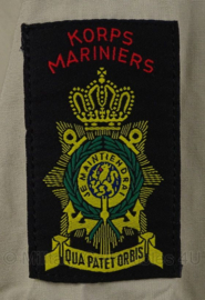 Korps Mariniers Kazerne Tenue dun overhemd met broek - maat shirt 39-5 en maat broek 45 - origineel