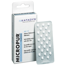 Drinkwater tabletten Katadyn - 100 tabletten. MC 1T