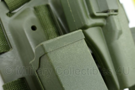 Dropleg Beenholster Glock 17 met mag pouch en zaklamp pouch - 19 x 5,5 x 15,5 cm - nieuw gemaakt