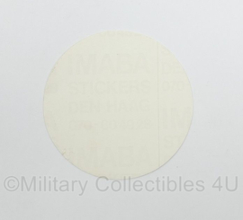 KMAR Koninklijke Marechaussee Nederlands MFO-Detachement Sinaï sticker - diameter 8 cm - origineel