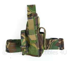 KL Nederlandse leger beenholster sneltrekker Glock 17 Woodland - rechtshandig - origineel